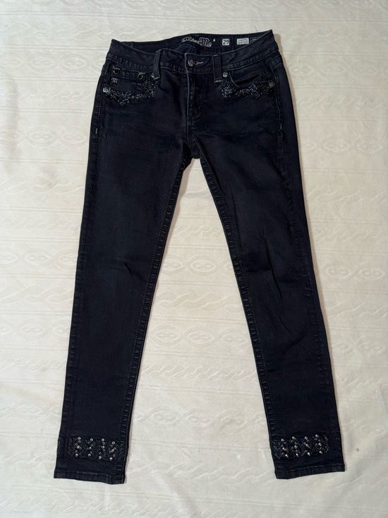 Miss Me Denim - Miss Me Signature Cuffed Skinny Jeans